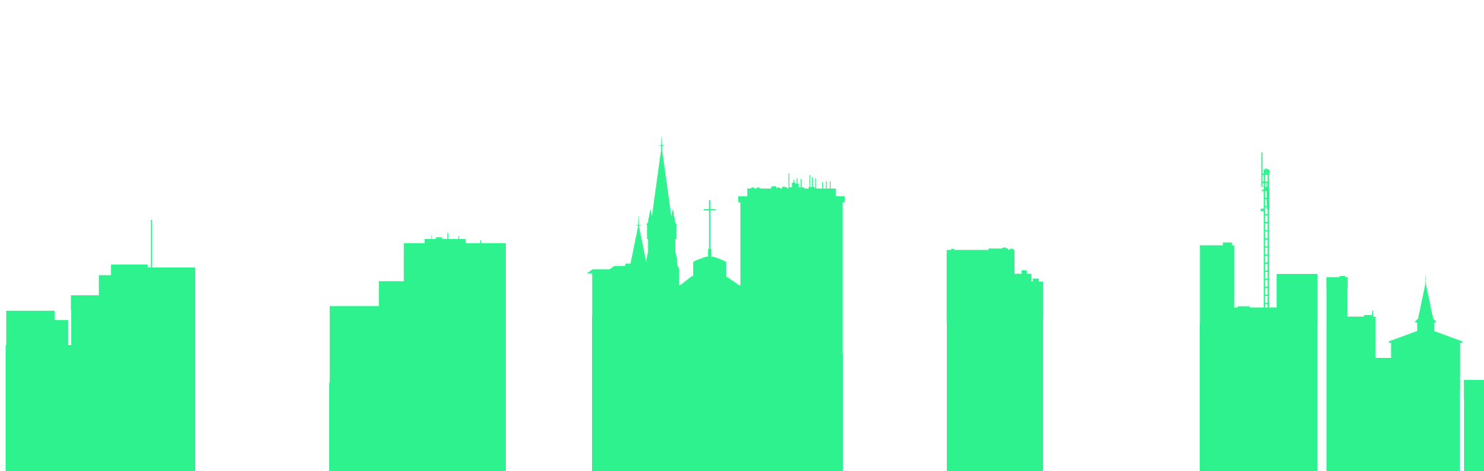 Lincoln skyline distant