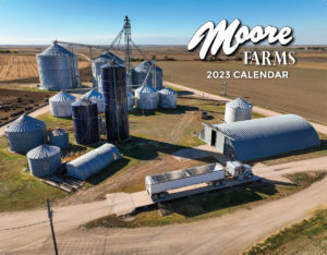 Moore Farms 2023 calendar design front cover