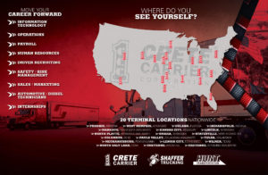 HR Recruiting accordion fold quad-fold brochure - internal panels flattened